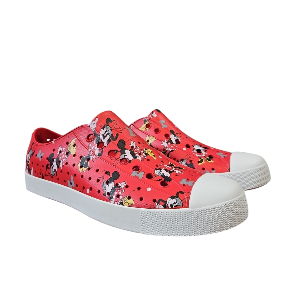 NWOT Native X Disney Minnie Mouse Jefferson Slip On Shoes 10